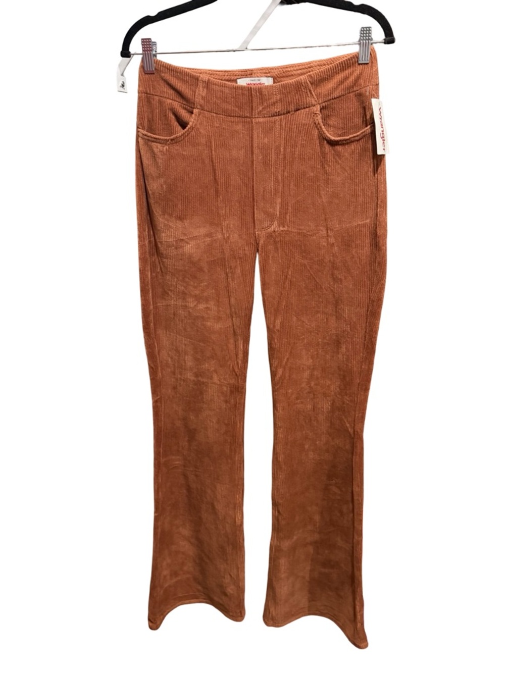 Wrangler Women's Corduroy Boot Cut Pants in Rust Brown
